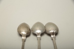 Skedar silver, 3 stycken, 1800-tal