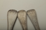 Skedar silver, 3 stycken, 1800-tal