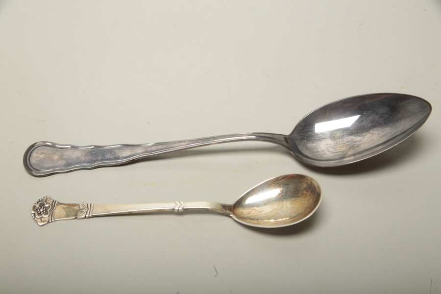 Skedar silver, 2 stycken