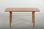 Soffbord teak, 1950-1960 tal