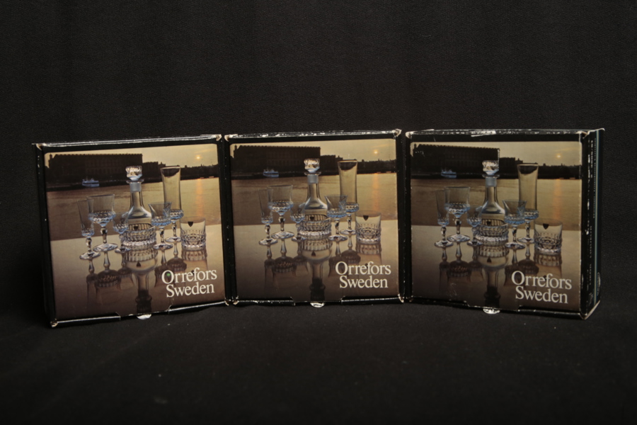 Ingeborg Lundin Orrefors "Silvia" likörglas, 6 stycken