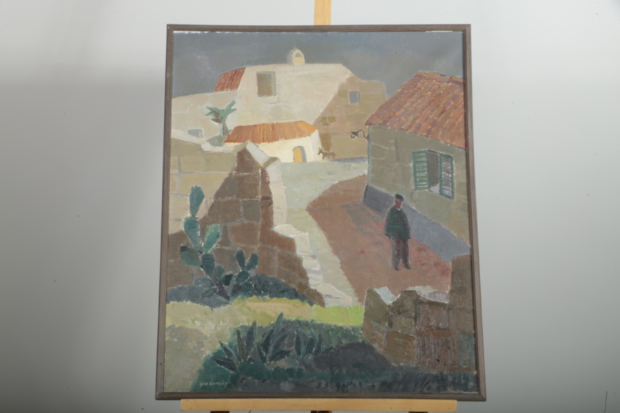 Sune Blomqvist olja på duk, signerad