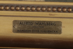 Tavla efter Alfred Wahlberg "Månsken över Fjällbacka"