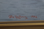 Otto Lindberg olja på duk, signerad 1946