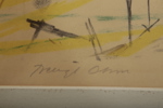 Bengt Olsson färglitografi, signerad