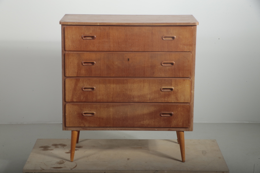 Teak byrå, 1950-1960 tal.