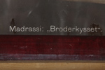 Tavla "Broderskysset" tryck, sekelskiftet