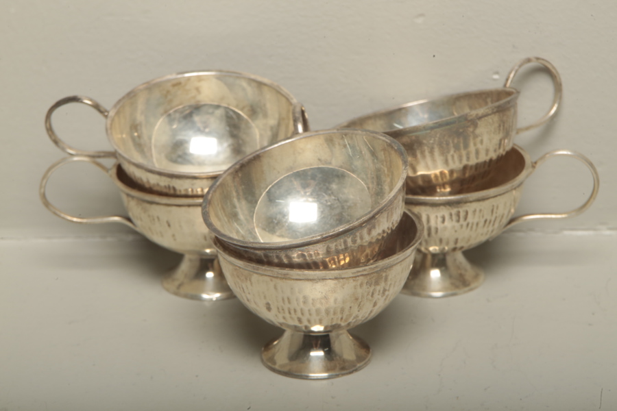 Punsch muggar, nysilver, 6st