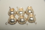 Punsch muggar, nysilver, 6st