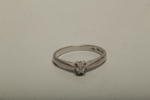Ring 18K med sten 0,05 Carat