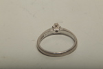 Ring 18K med sten 0,05 Carat