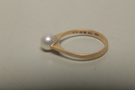 Ring med pärla, 18K
