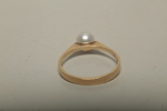 Ring med pärla, 18K
