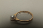 Ring med pärla, 18K