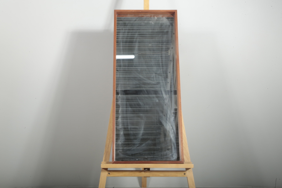 Teak spegel 1950-1960-tal 