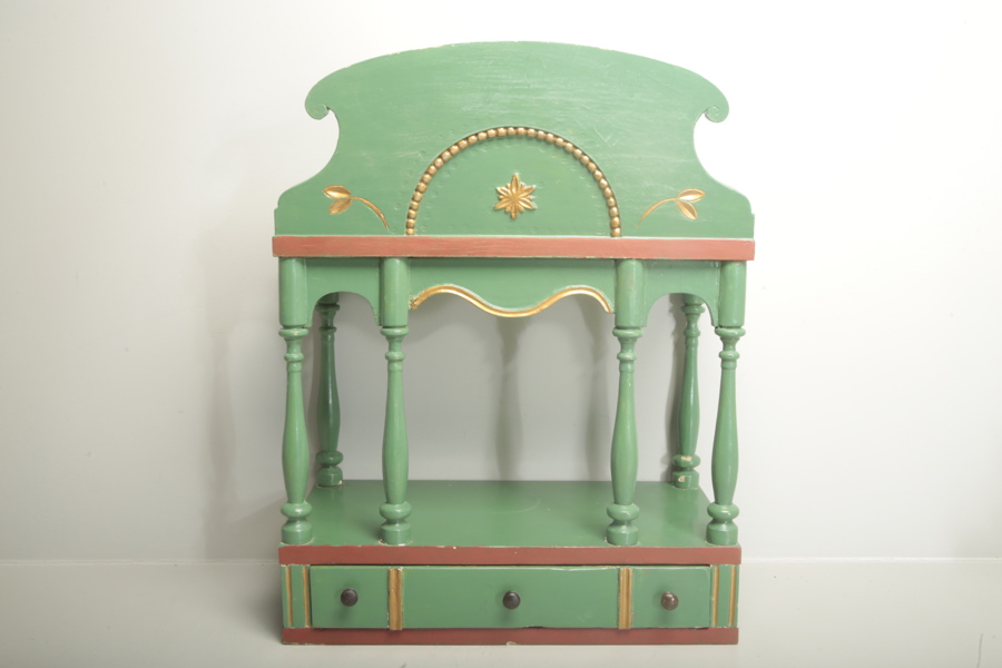 Tavlett hylla, 1800-tal, Allmoge