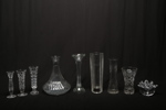 Vaser, diverse Kristall/ Pressglas