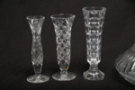 Vaser, diverse Kristall/ Pressglas