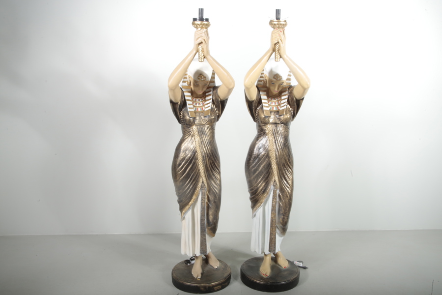 Golvlampor 1-par, "Egyptiska kvinnor"