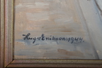 Hugo Eriksson, Olja på duk, Signerad 1944