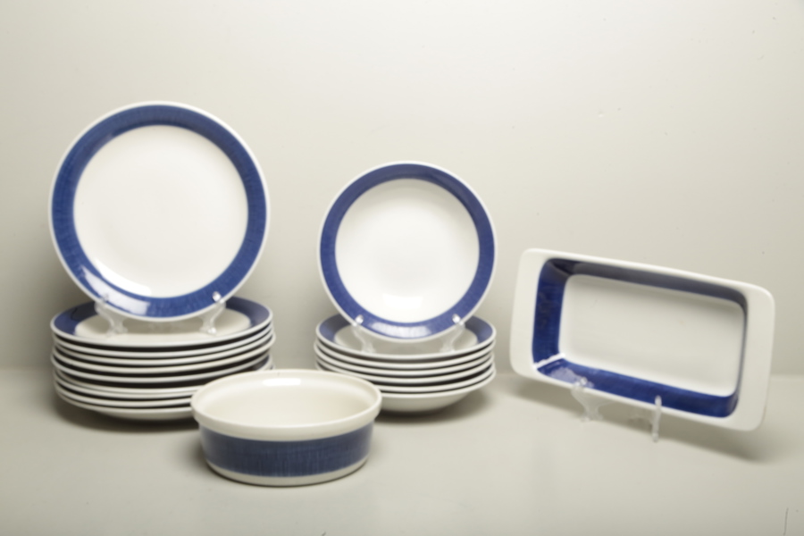Rörstrand 'Koka Blå' 20-Servisdelar. 