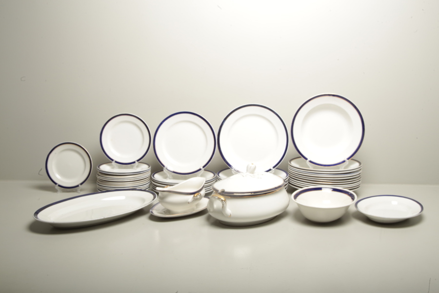 Gustavsberg 'Band Blå' / Arabia Servis