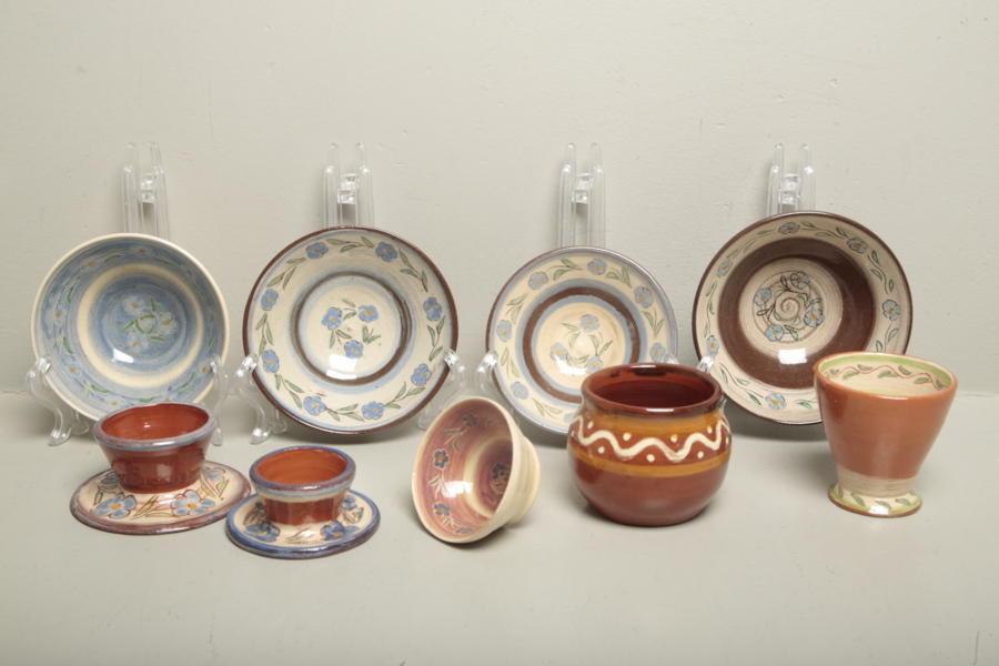 Awemo Keramik Bollnäs, 1980/90-tal, 13 delar 