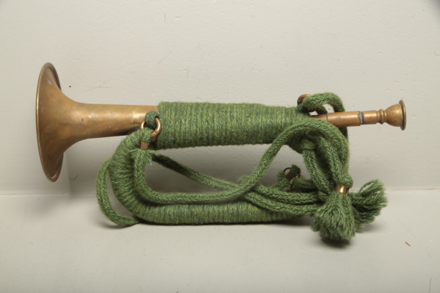 Jakthorn 1900-tal, mässing