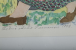 Thelma Paananen, färglitografi signerad 1978