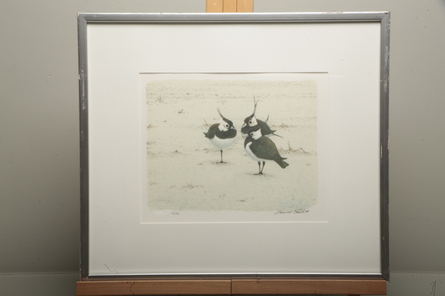 Lennart Sand, färglitografi, signerad 