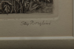 Stig Borglind, Etsning "Svartsjön" Signerad