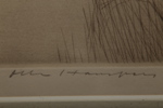 Olle Hanspers, litografi, signerad 