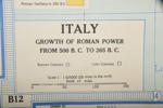 Plansch, "Den romerska maktutvecklingen i Italien"