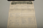 Operakällaren, lösa matsedlar 9st, 1900-talets första hälft