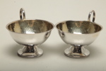 Punsch muggar, 1-par, Silver