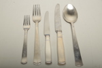 Rosenholm bestickuppsättning, Silver