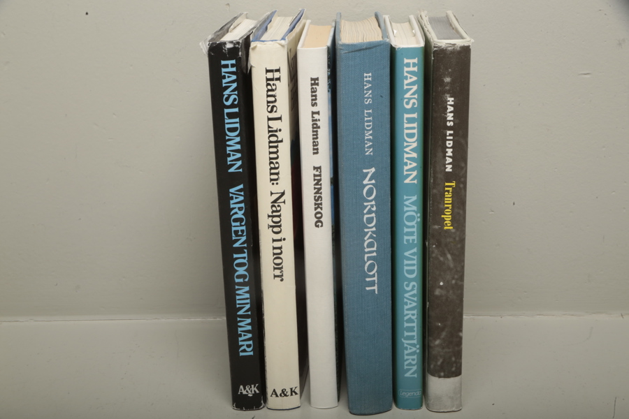 'Hans Lindman' böcker, 6st 