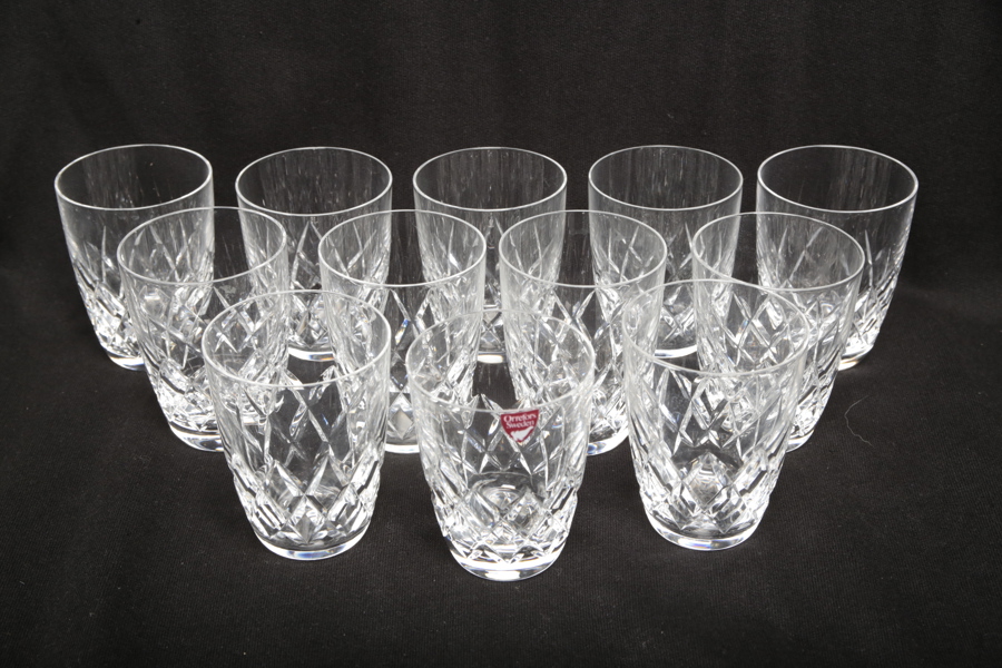 Orrefors 'Karolina' 12st Selterglas