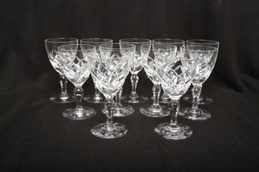 Orrefors 'Karolina', 11st Vitrin/Sherryglas 