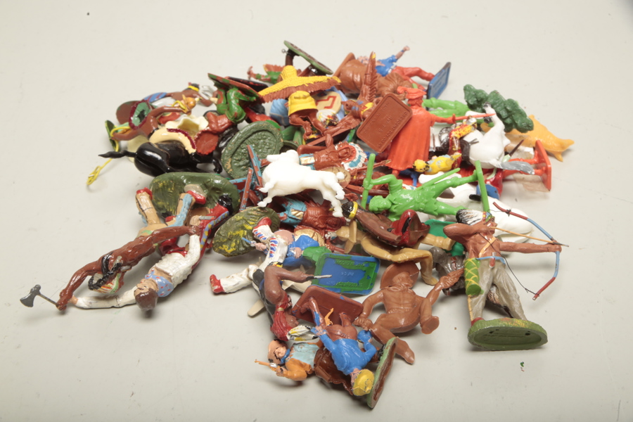 Figuriner parti, B.la. Plastinol & Elastolin m.m.