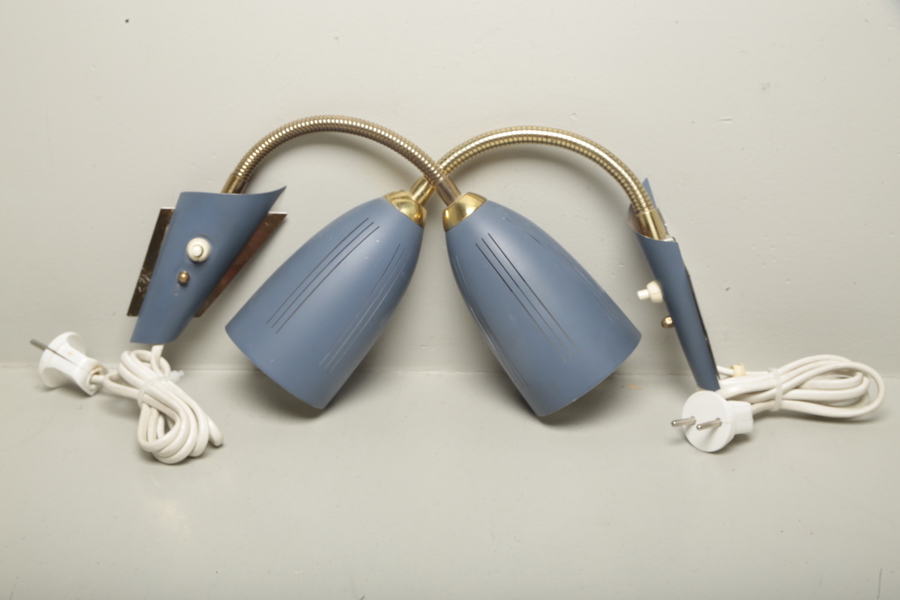 Vägglampor, 1-par, 1950-1960-tal