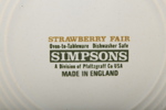 'Strawberry Fair' Assietter, 6st "Simpsons"