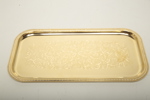 Serveringsbrickor, Guld förgyllda m.m.
