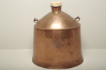 Koppar flaska 1800/1900-tal 