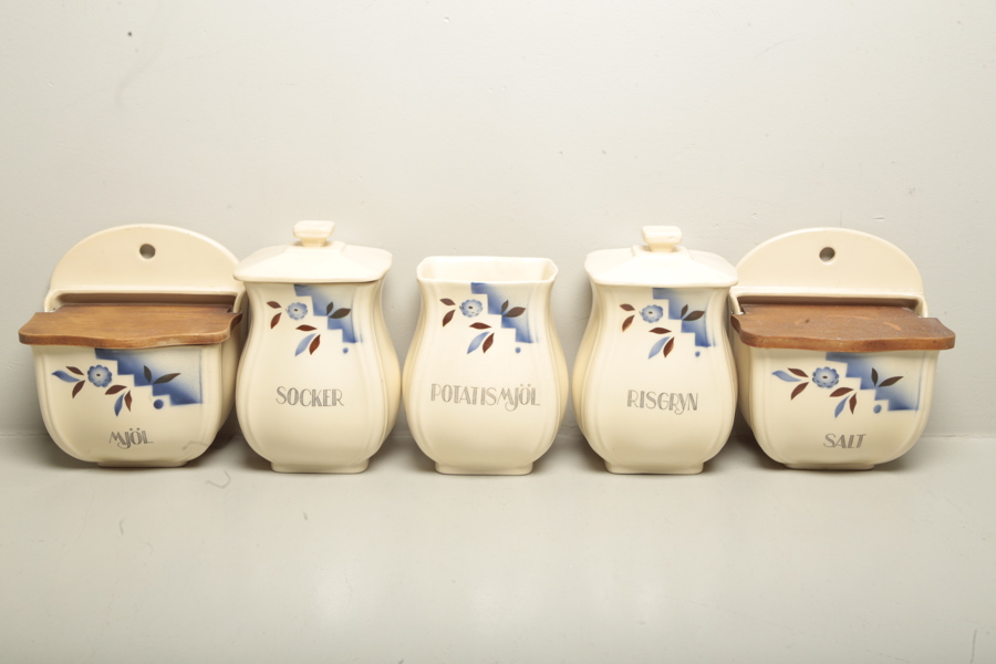 Gefle, kryddservis, 5 delar