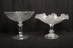 Skålar pressglas, 2 stycken