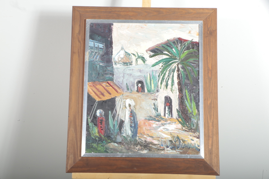 Nils Gunnar Dremé olja på duk, signerad