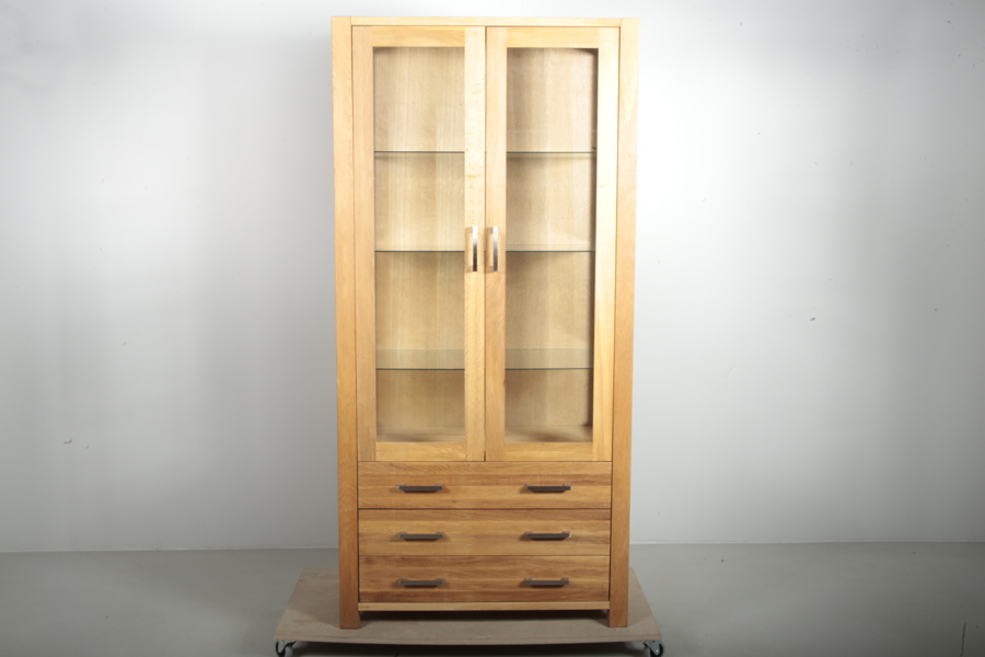 Vitrinskåp teak, modern