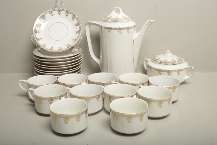 Kaffeservis KPM, 25 delar