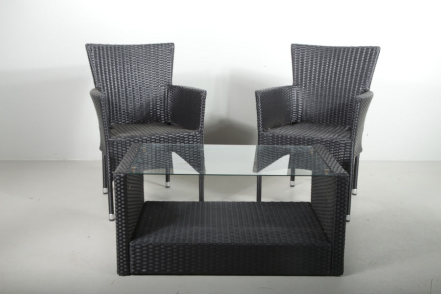 Loungegrupp konstrotting, 3 delar